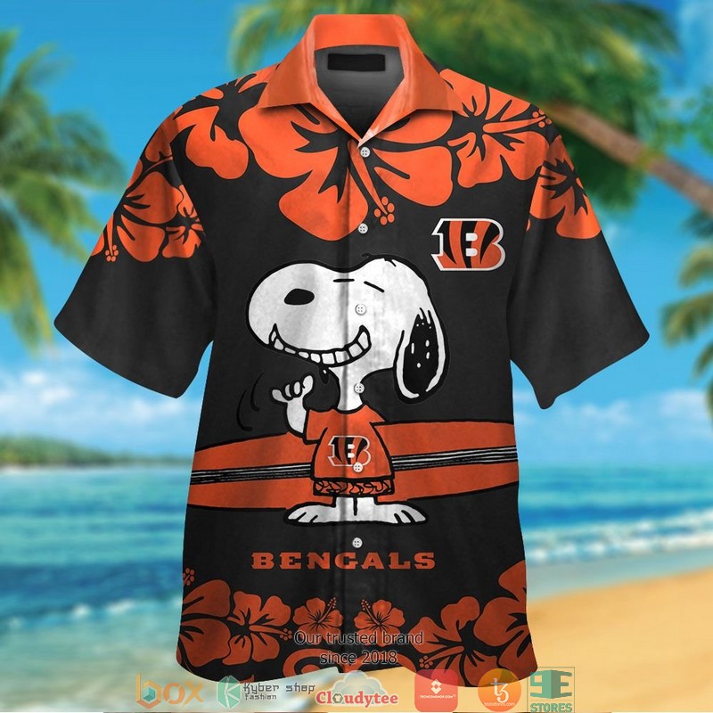 Cincinnati Bengals Snoopy Hawaiian Shirt