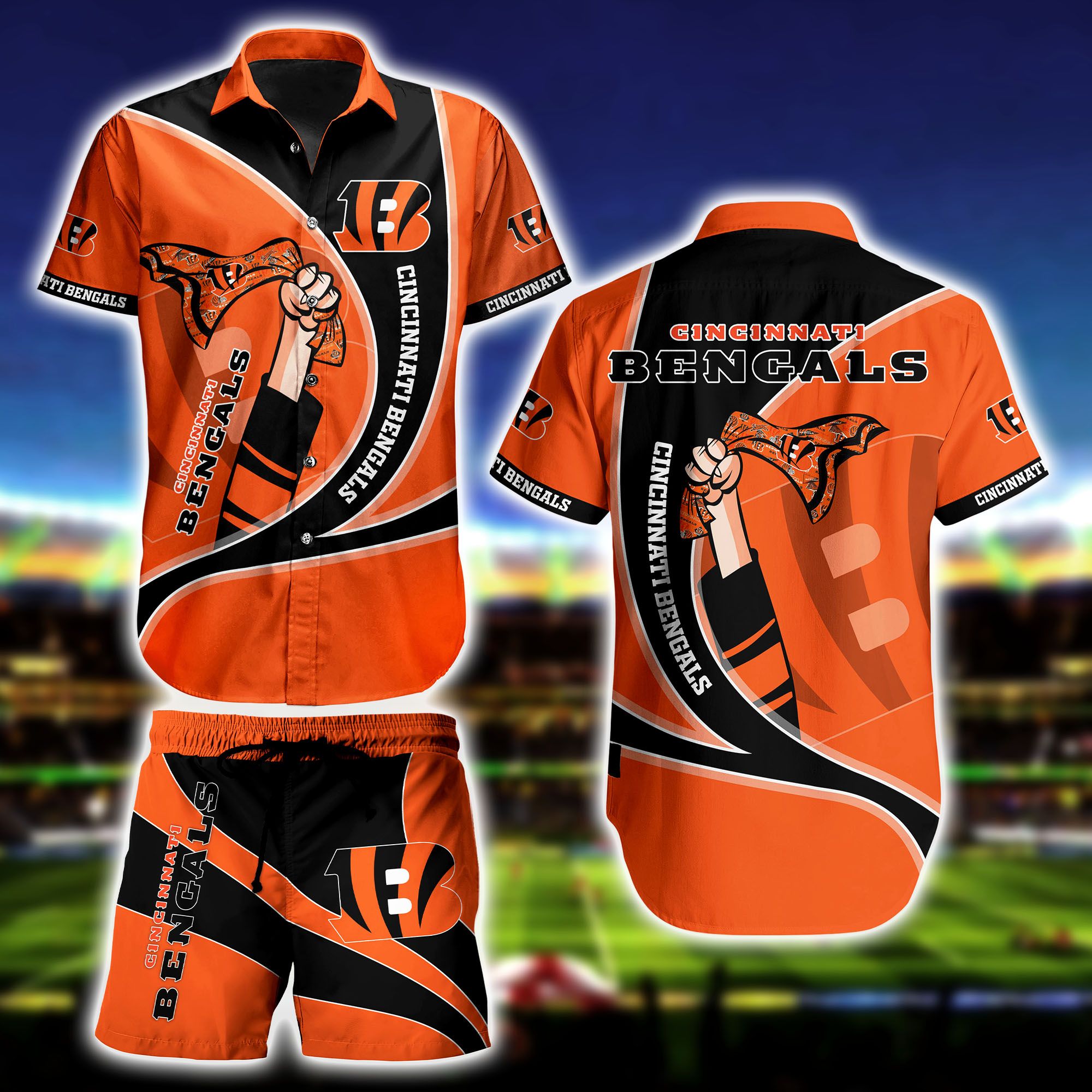Cincinnati Bengals Strong Hawaiian Shirt