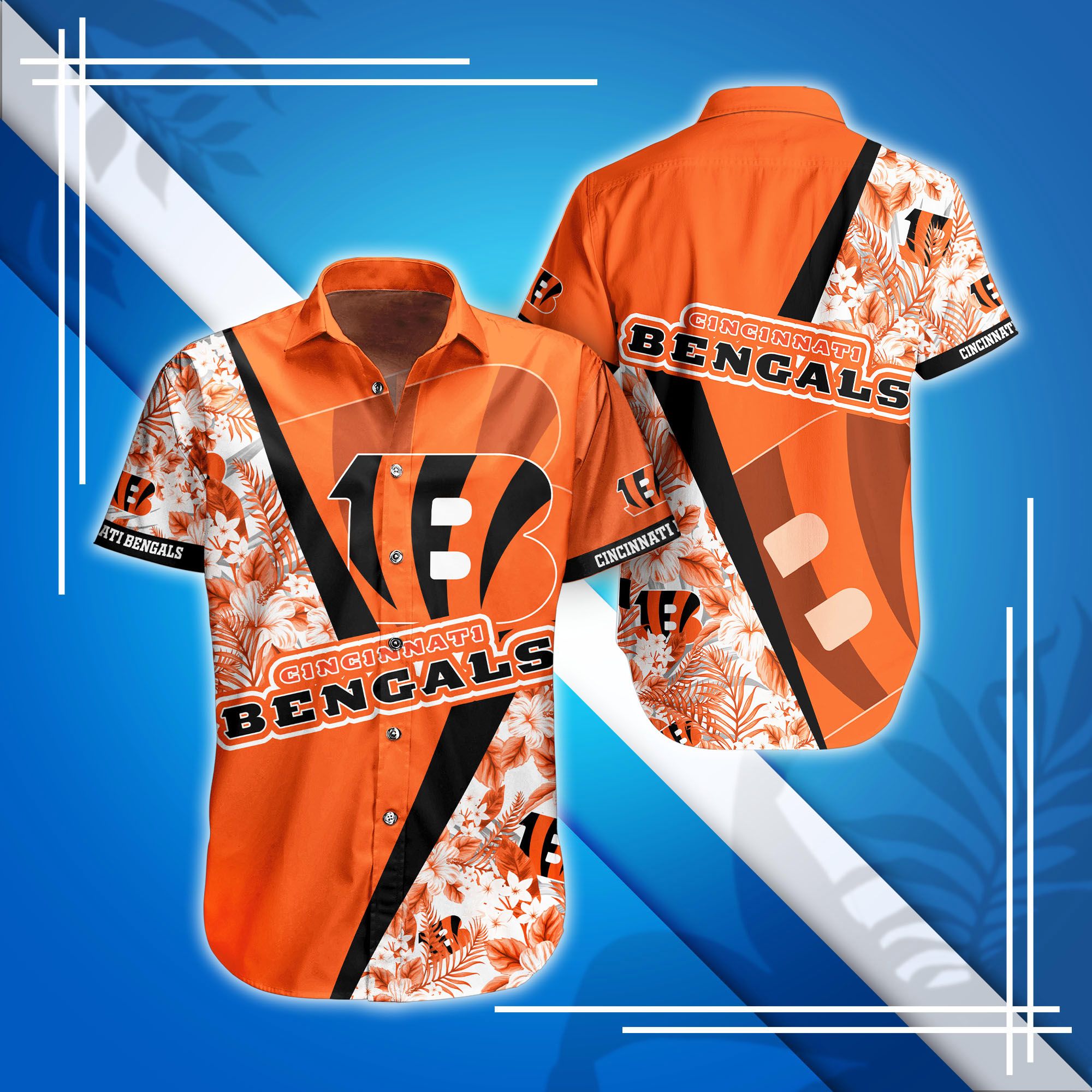 Cincinnati Bengals Summer1 Hawaiian Shirt