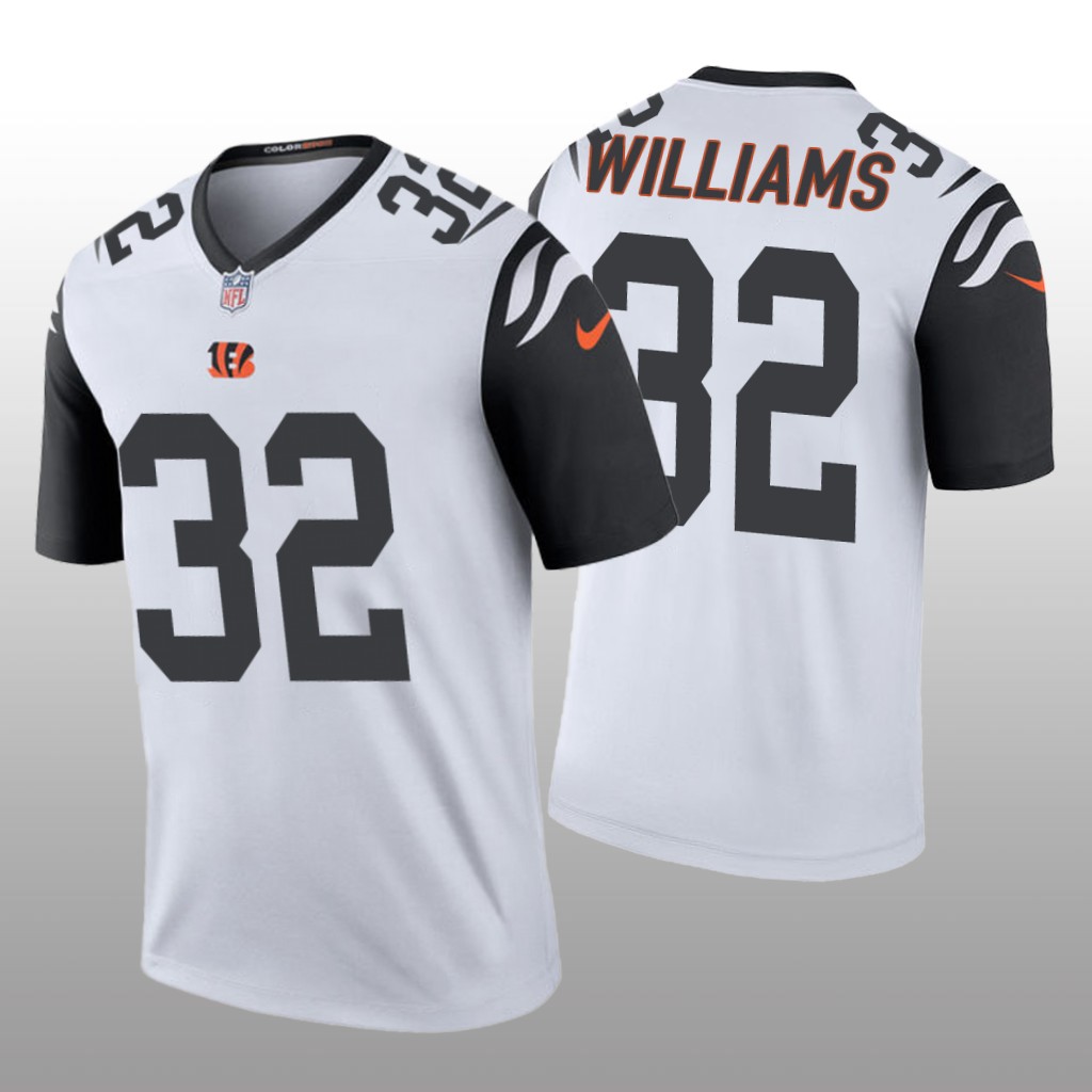 Cincinnati Bengals Trayveon Williams White Jersey Color Rush Legend - Men's
