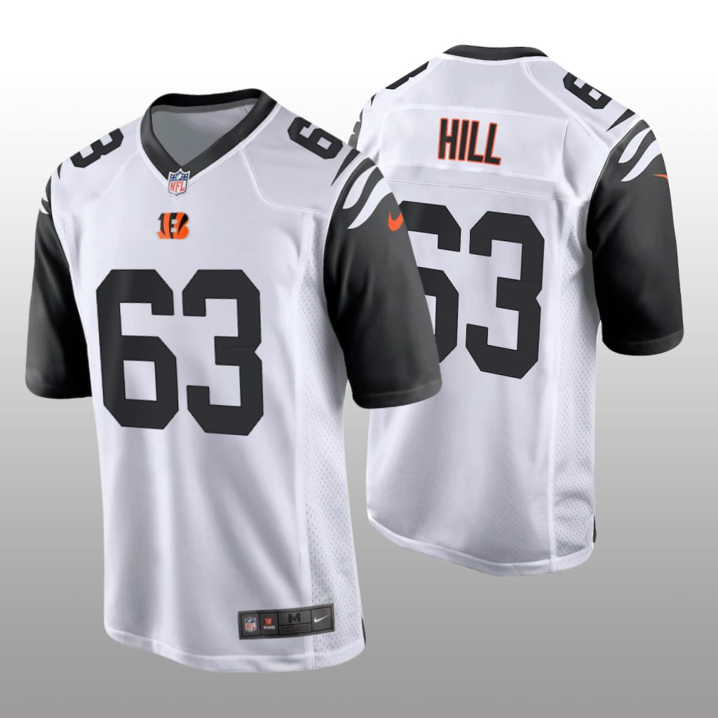 Cincinnati Bengals Trey Hill White Jersey Alternate Game - Men's