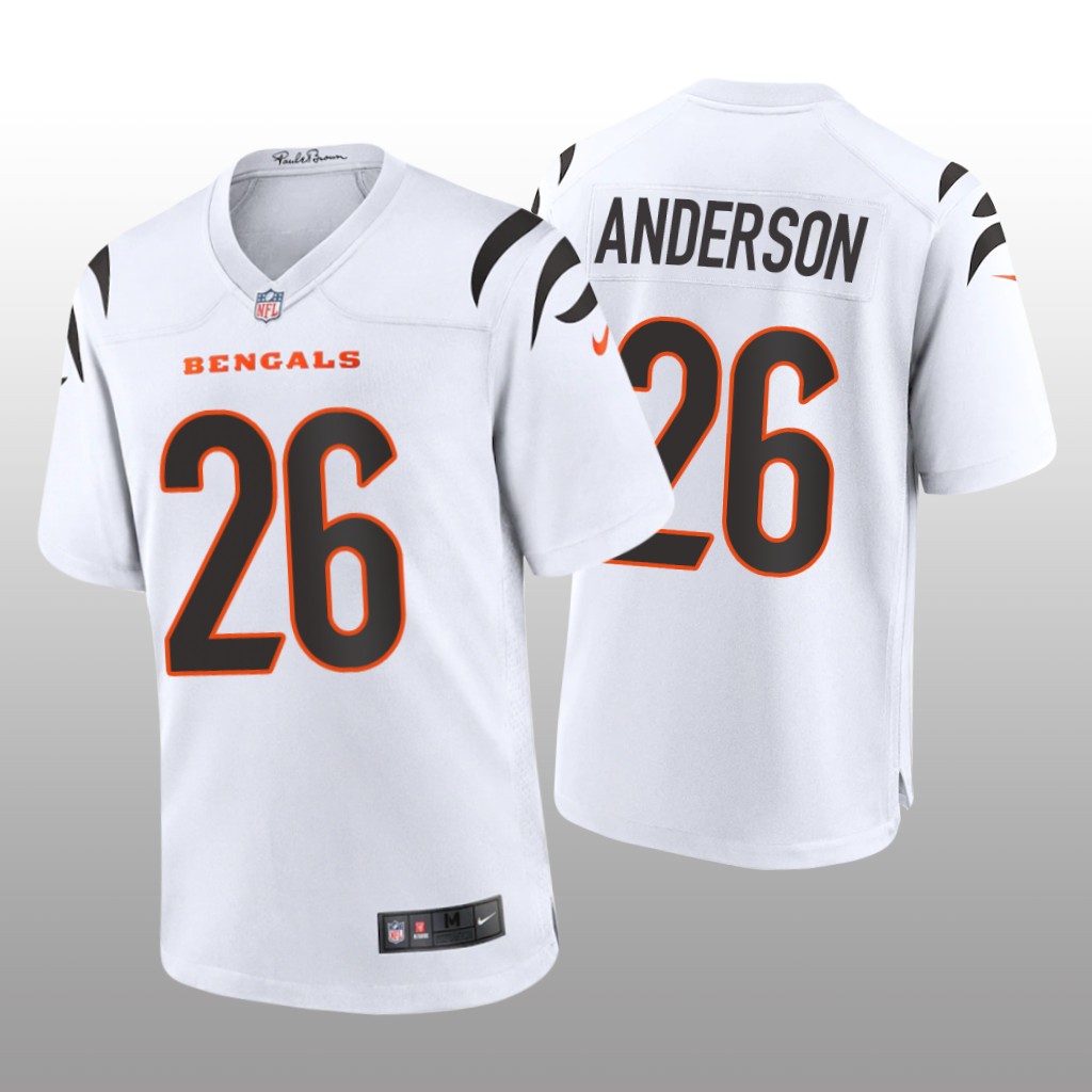 Cincinnati Bengals Tycen Anderson White Jersey Game - Men's