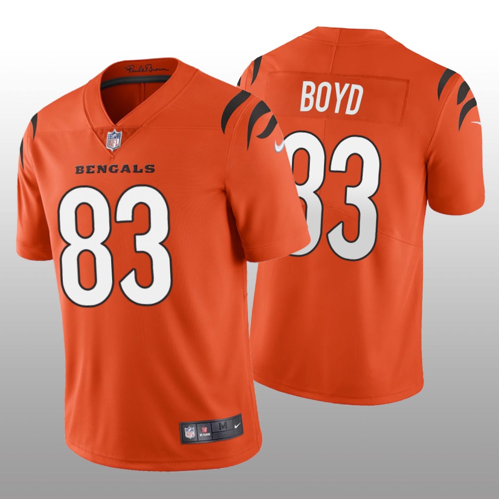 Cincinnati Bengals Tyler Boyd Orange Jersey 2021 Vapor Limited - Men's