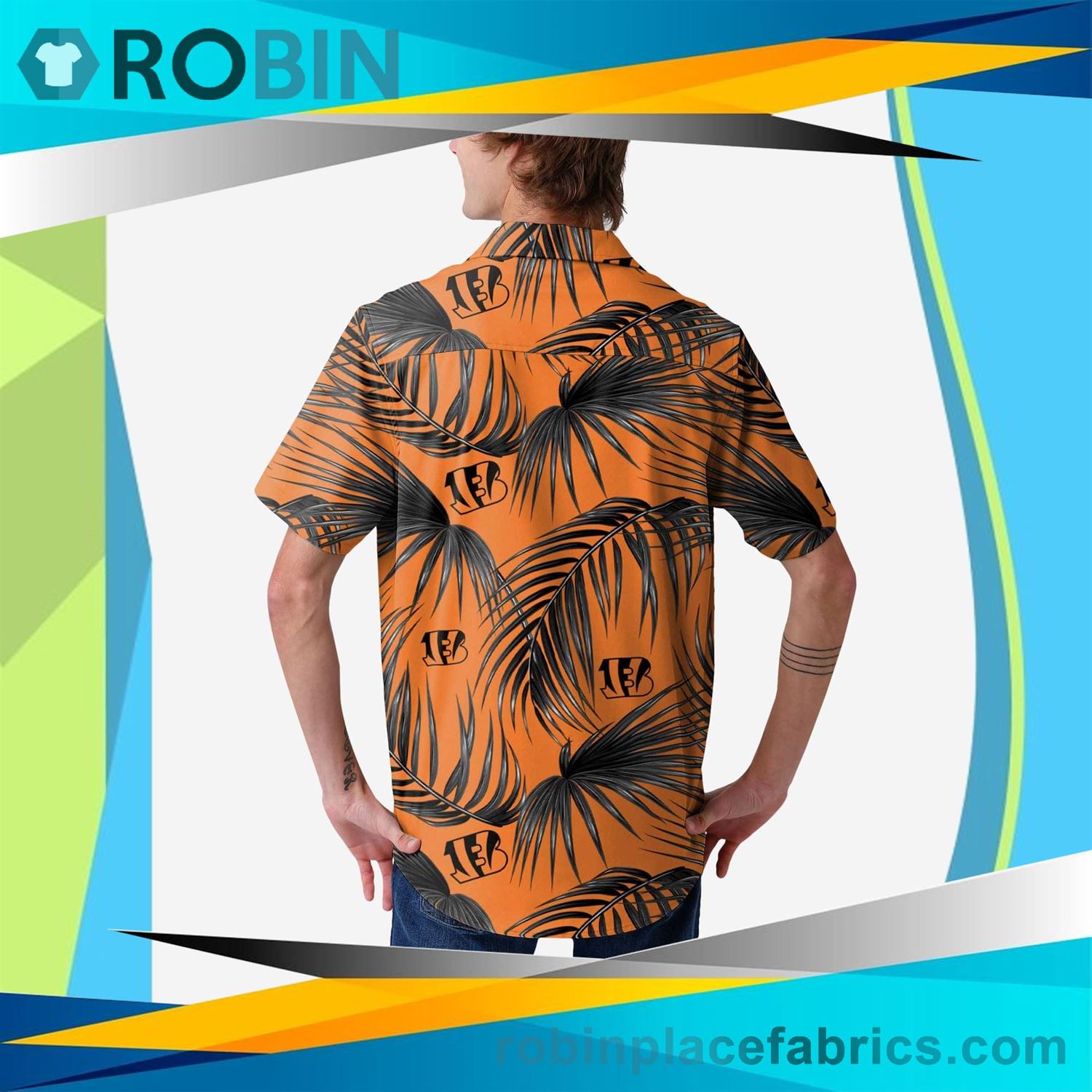 Cincinnati Bengals Up Hawaiian Shirt