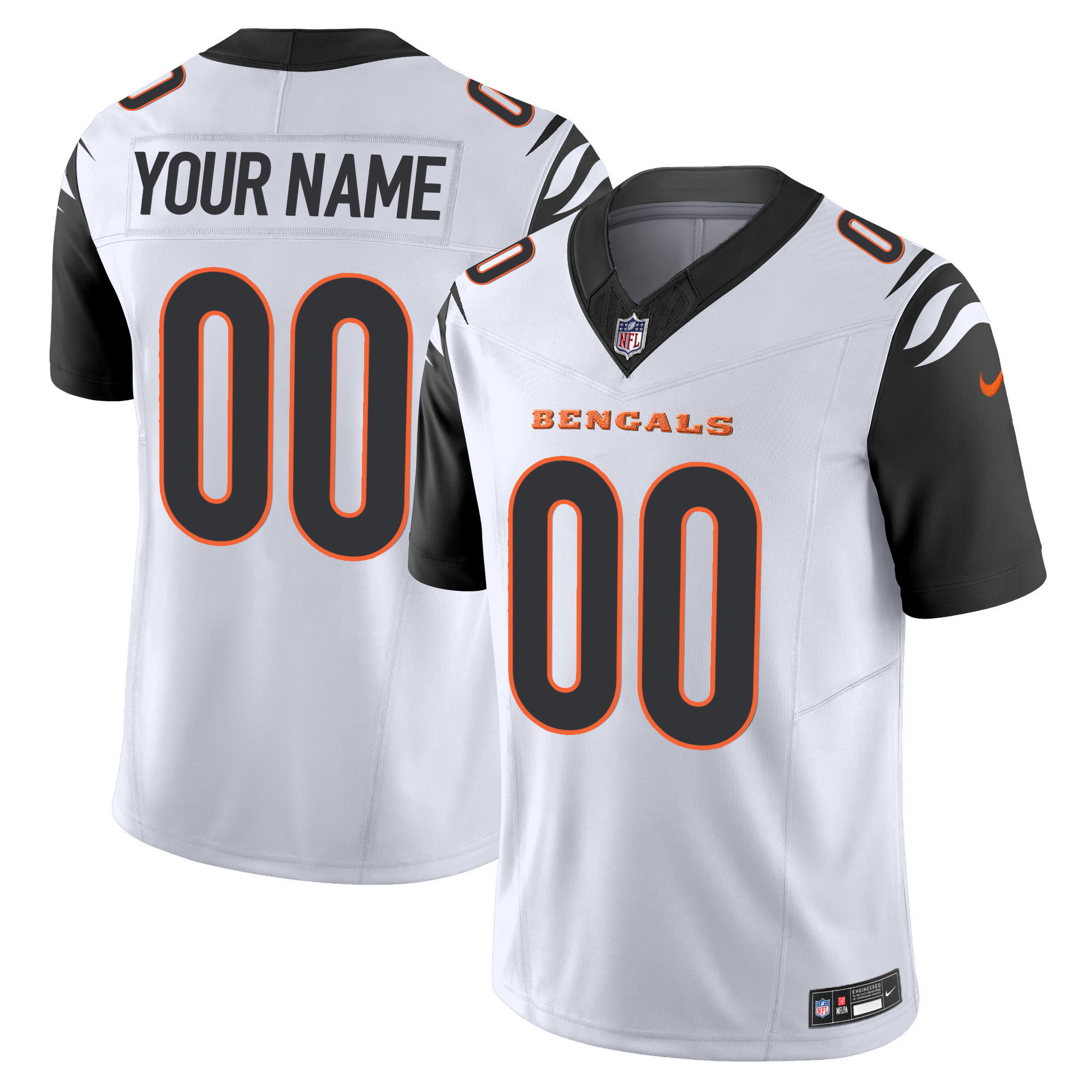 Cincinnati Bengals Vapor Limited Custom Color Rush Jersey - All Stitched 