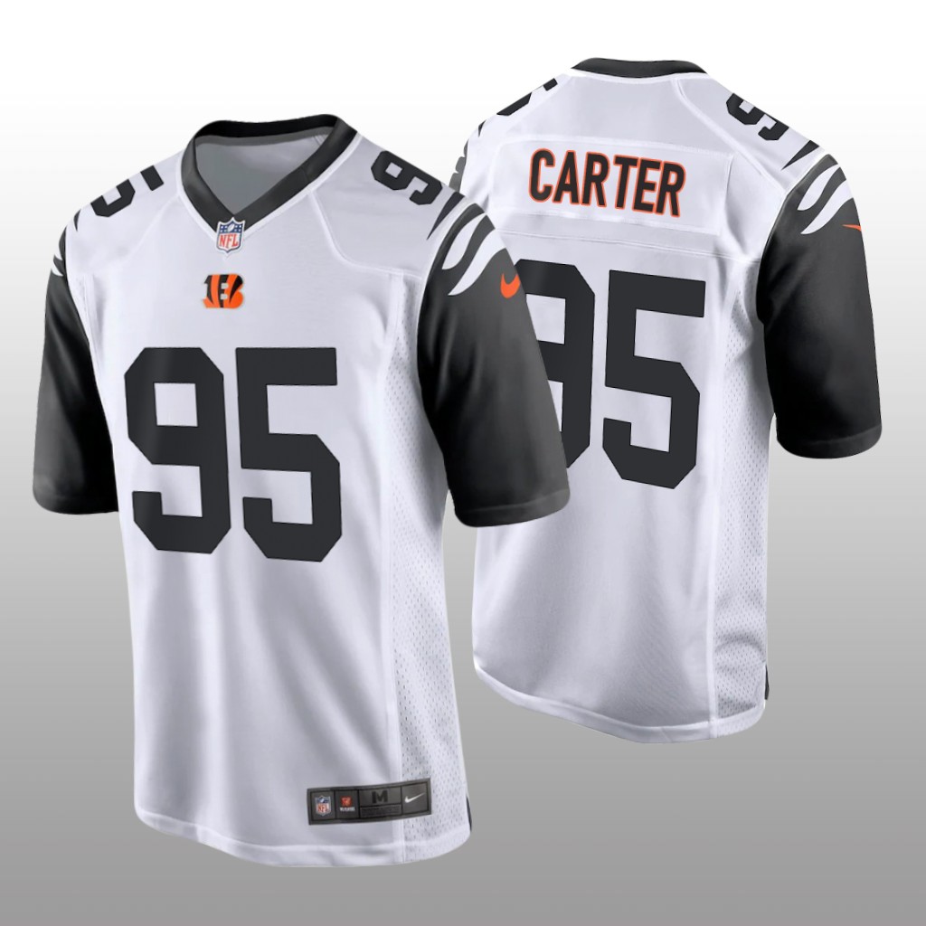 Cincinnati Bengals Zachary Carter White Jersey Alternate Game - Men's