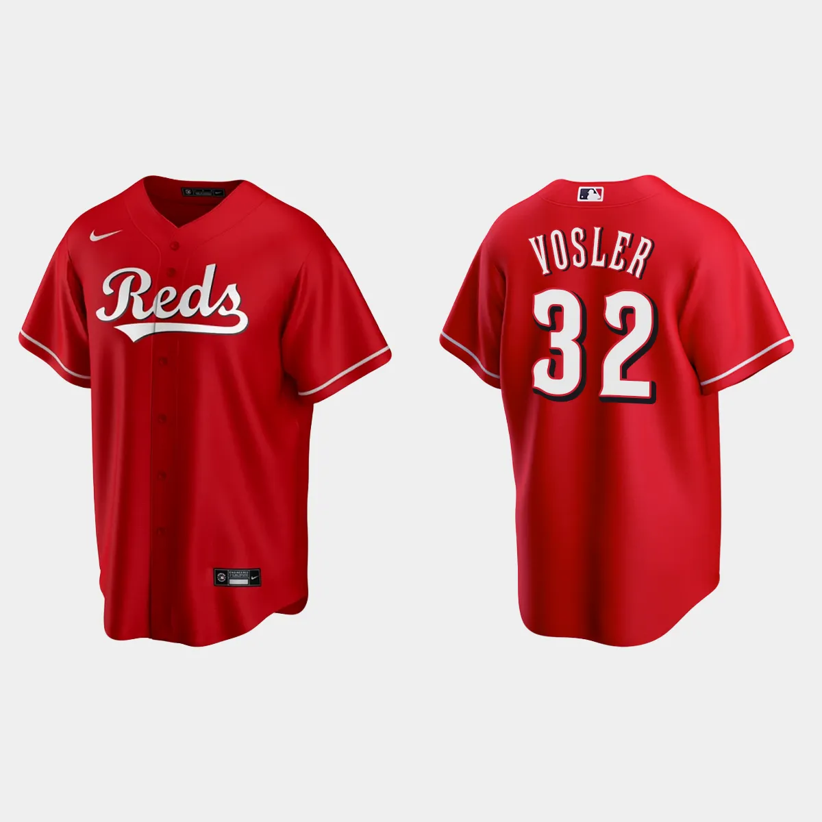 Cincinnati Reds Jason Vosler Alternate Jersey - Scarlet