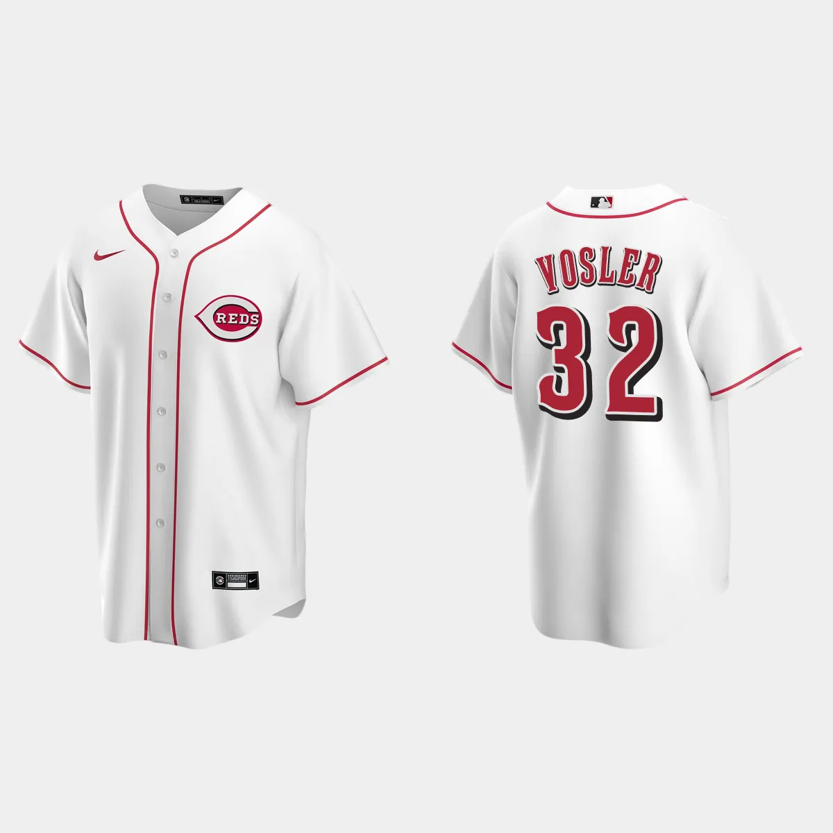 Cincinnati Reds Jason Vosler Home Jersey - White
