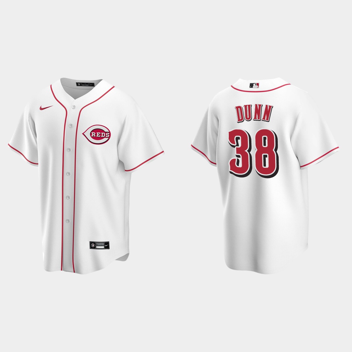 Cincinnati Reds Justin Dunn Home Jersey - White