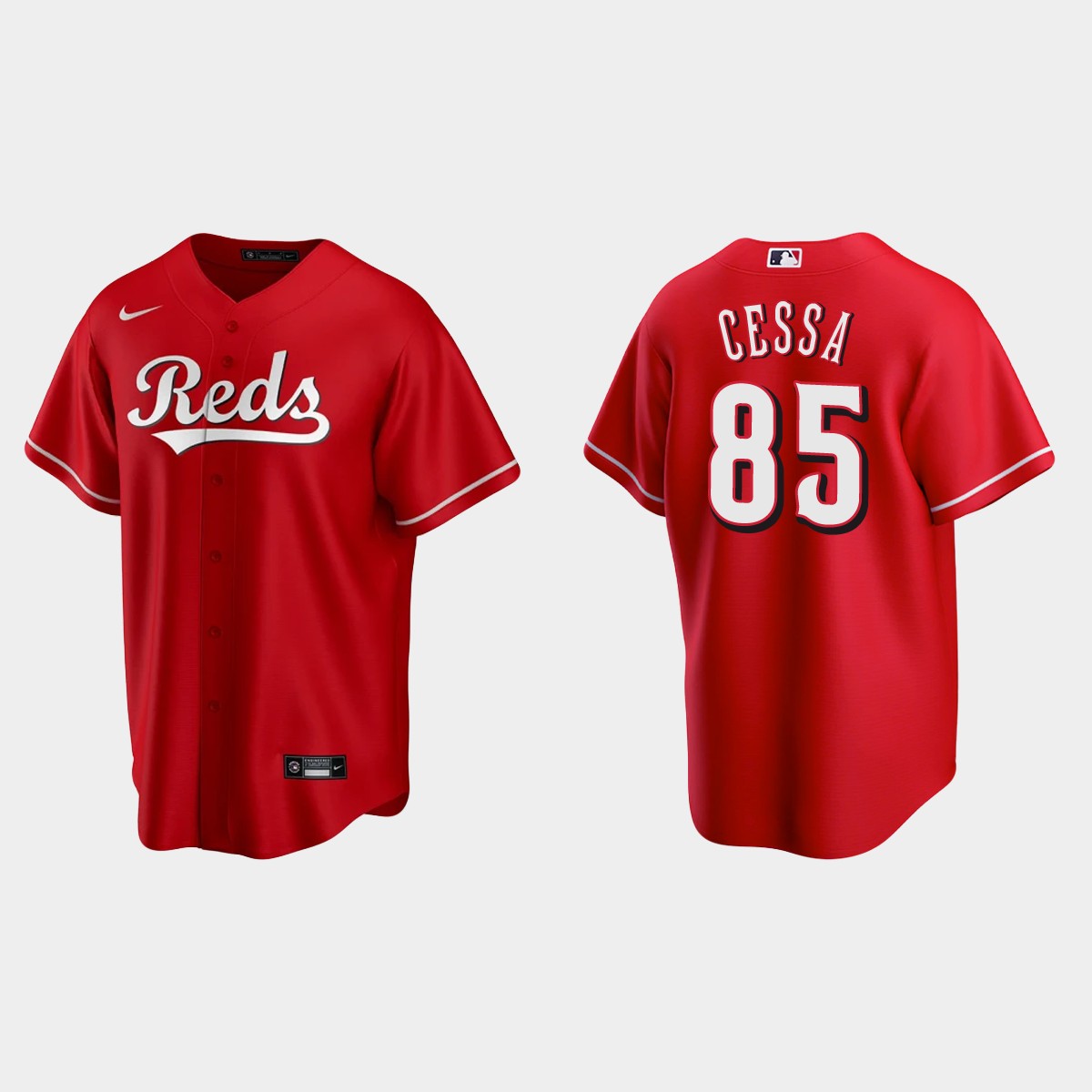 Cincinnati Reds Luis Cessa Alternate Jersey - Scarlet