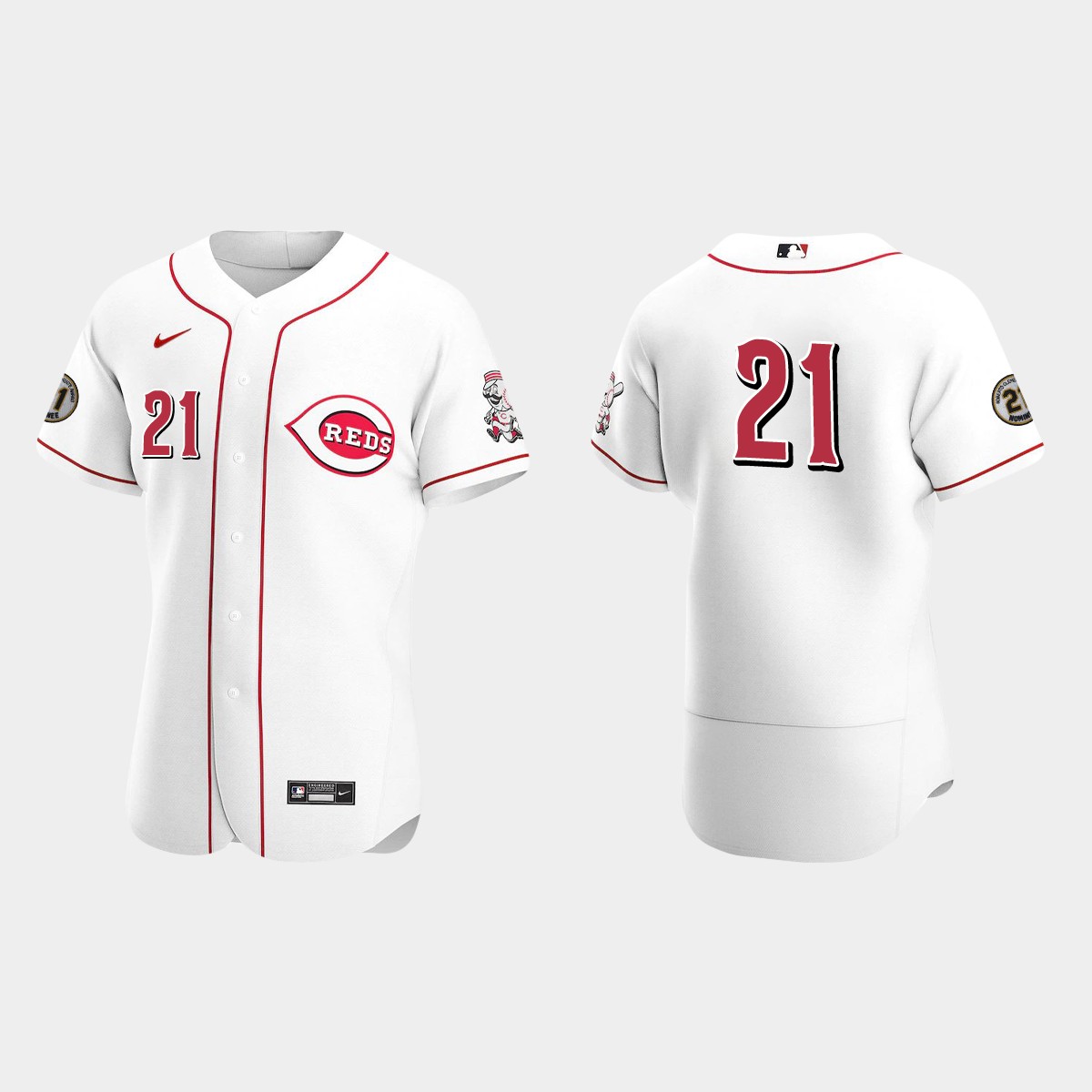 Cincinnati Reds Roberto Clemente Day Jersey - White