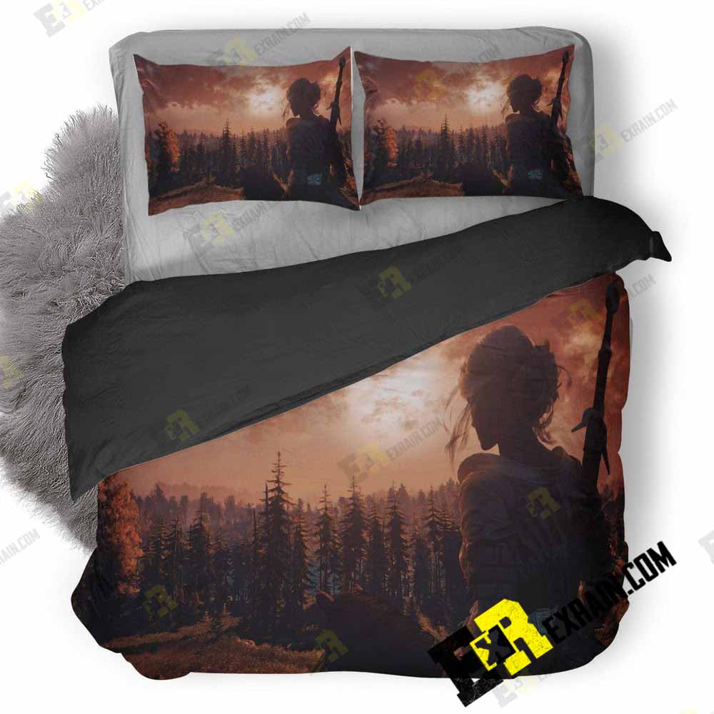 Ciri The Witcher Windy Hair Eb 3D Customized Duvet Cover Bedding Set