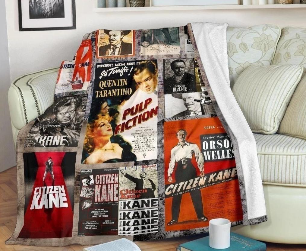 Citizen Kane Vintage Fleece Blanket