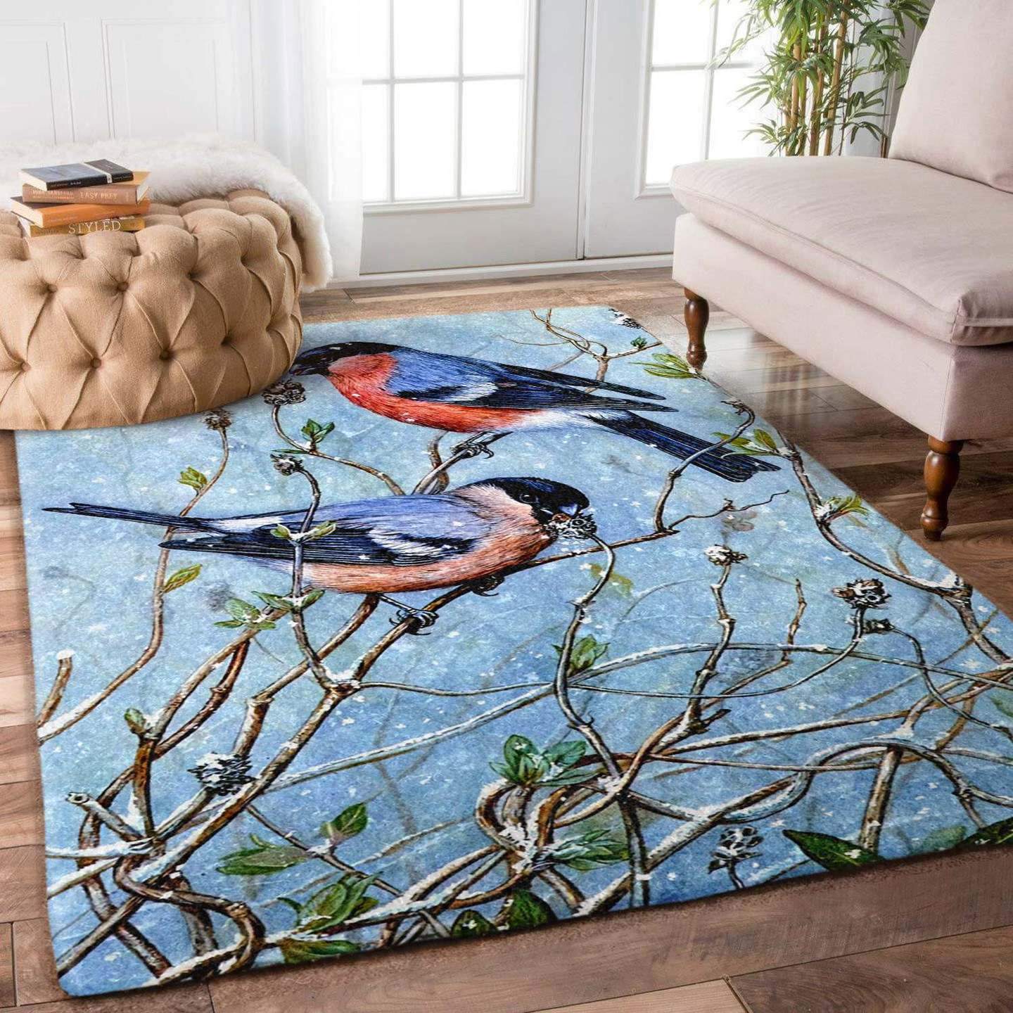 Citron Songbirds Limited Edition Rectangle Rug