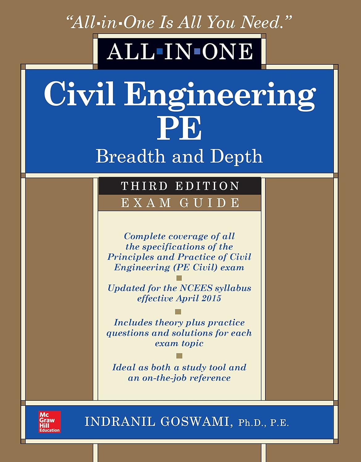 Civil Engineering All-In-One PE Exam Guide: Breadth and Depth, Third Edition (PDF/EPUB Version)
