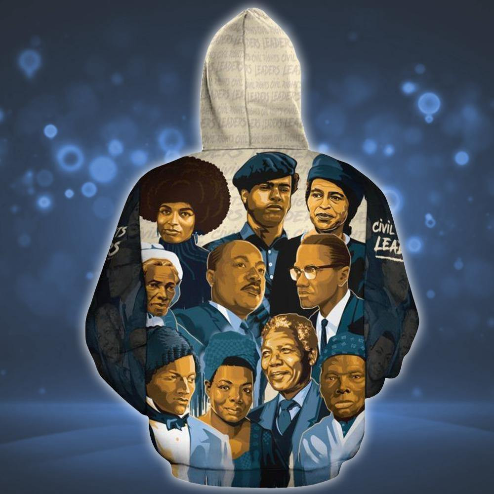 Civil Rights Leaders 4 All Over Hoodie