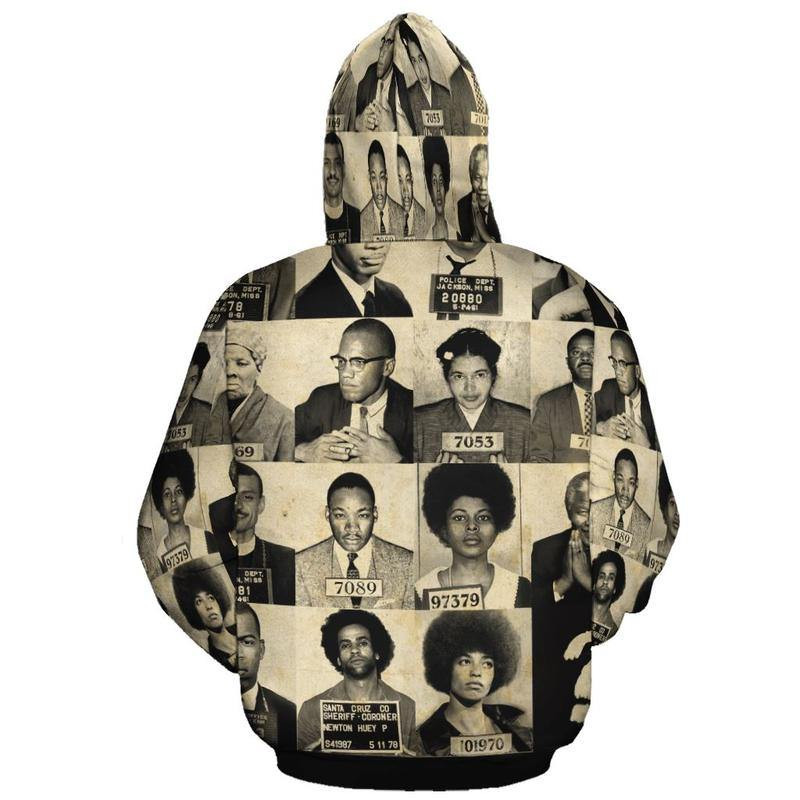 Civil Rights Leaders All Over Hoodie