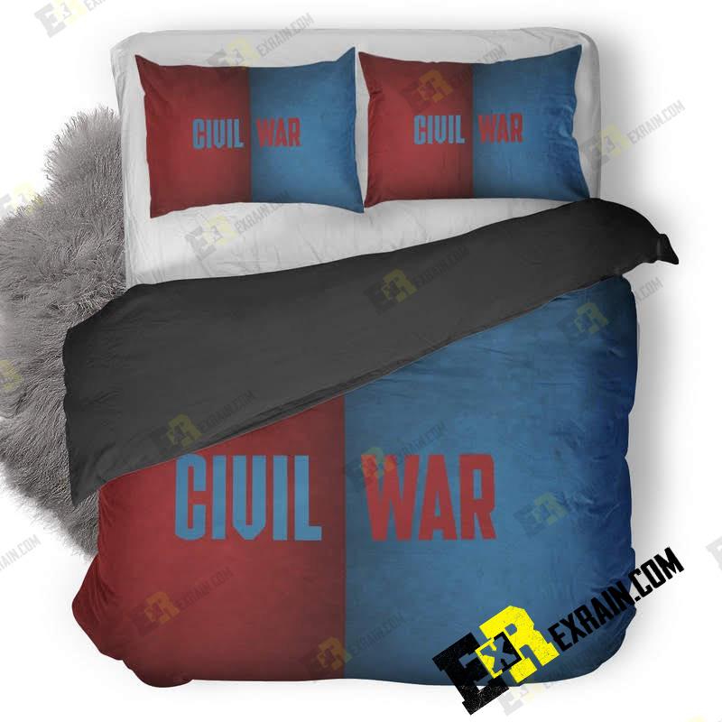 Civil War Hd 3D Customized Duvet Cover Bedding Set