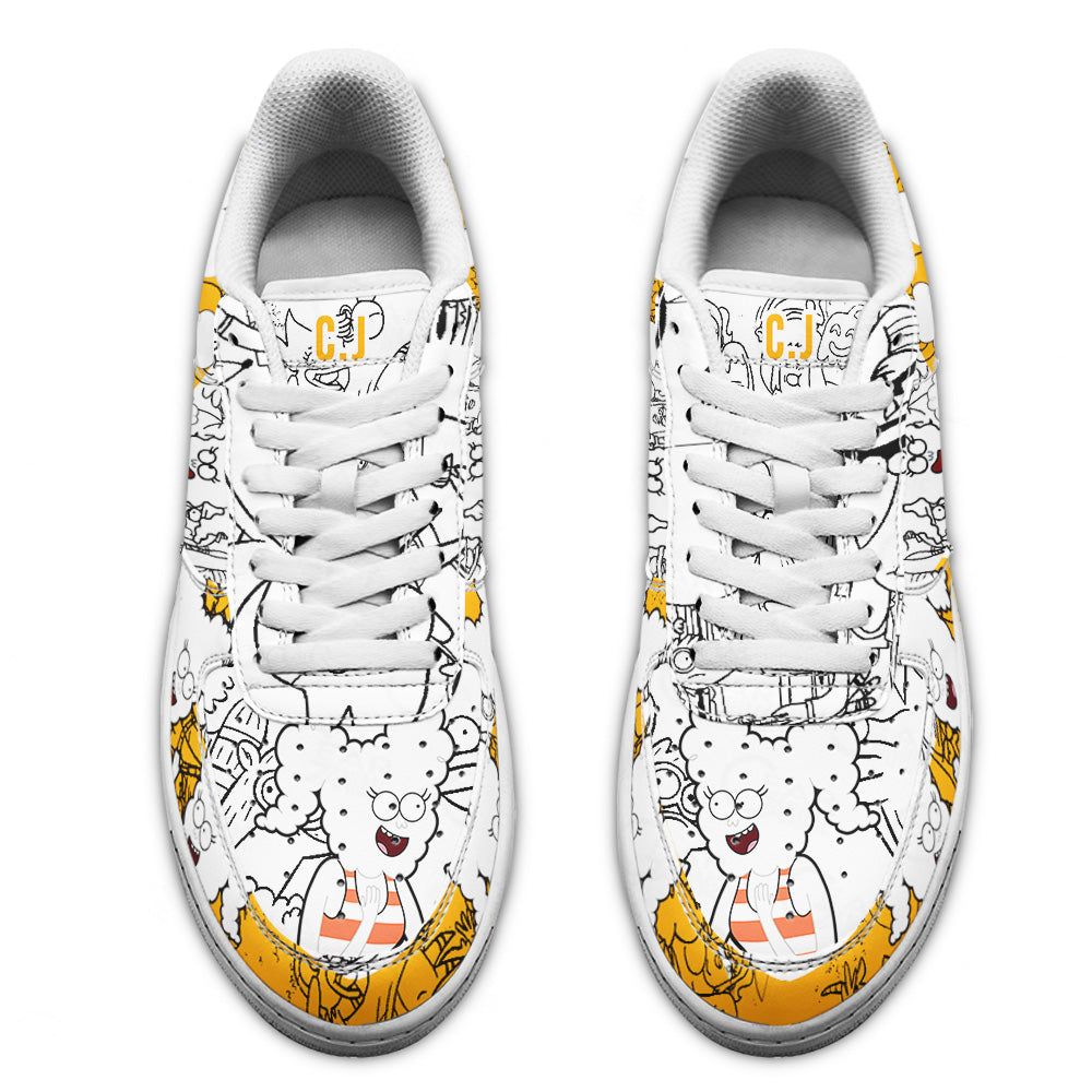 CJ Regular Show Air Sneakers Custom Cartoon Shoes