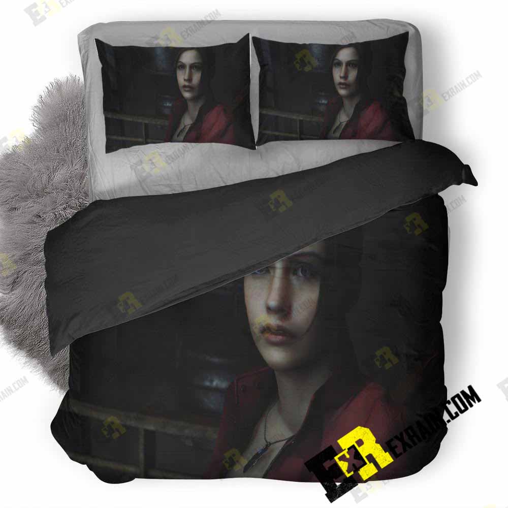 Claire Redfield Resident Evil Ky 3D Customized Duvet Cover Bedding Set