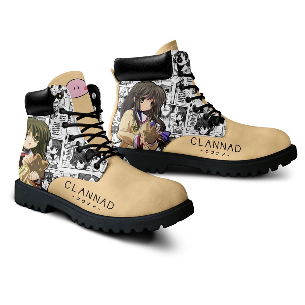 Clannad Fuko Ibuki Boots Manga Anime Custom Shoes