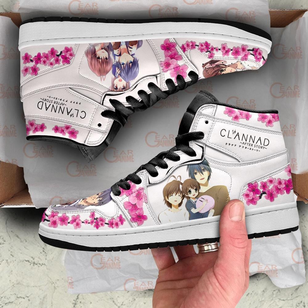 Clannad JD1s Sneakers After Story JD1s Sneakers Anime Shoes, Air Jordan Hightop