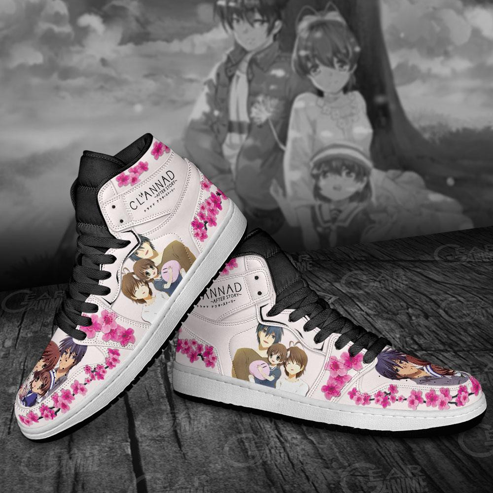 Clannad JD1s Sneakers After Story JD1s Sneakers Anime Shoes, Air Jordan Hightop