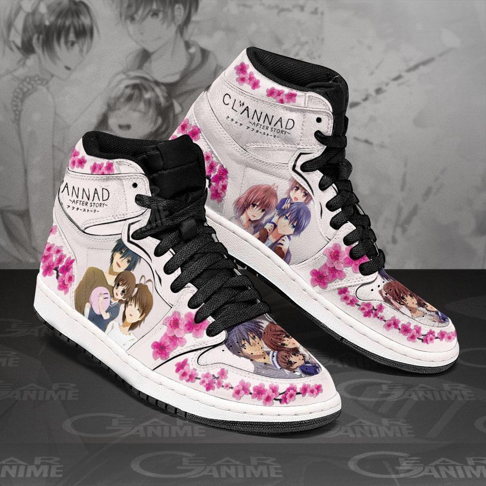 Clannad JD1s Sneakers After Story JD1s Sneakers Anime Shoes, Air Jordan Hightop