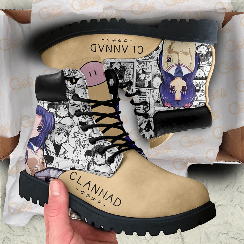 Clannad Kotomi Ichinose Boots Manga Anime Custom Shoes