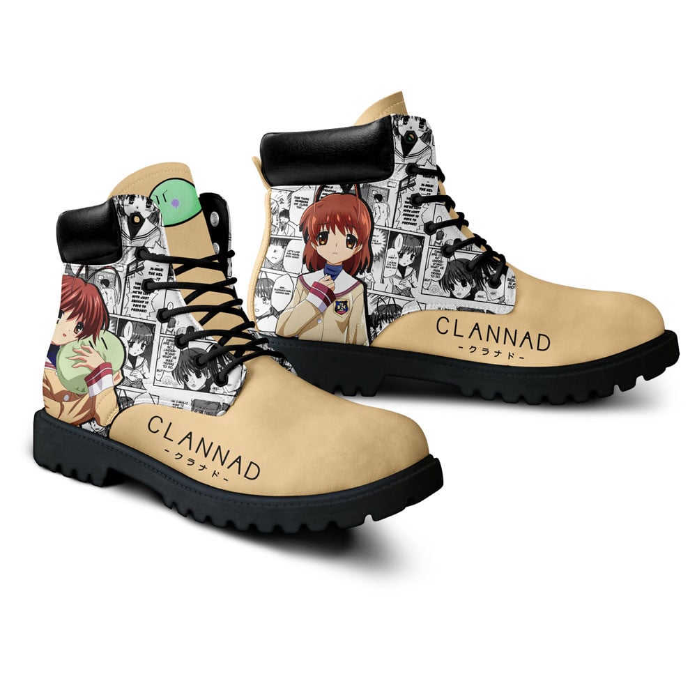 Clannad Nagisa Furukawa Boots Manga Anime Custom Shoes