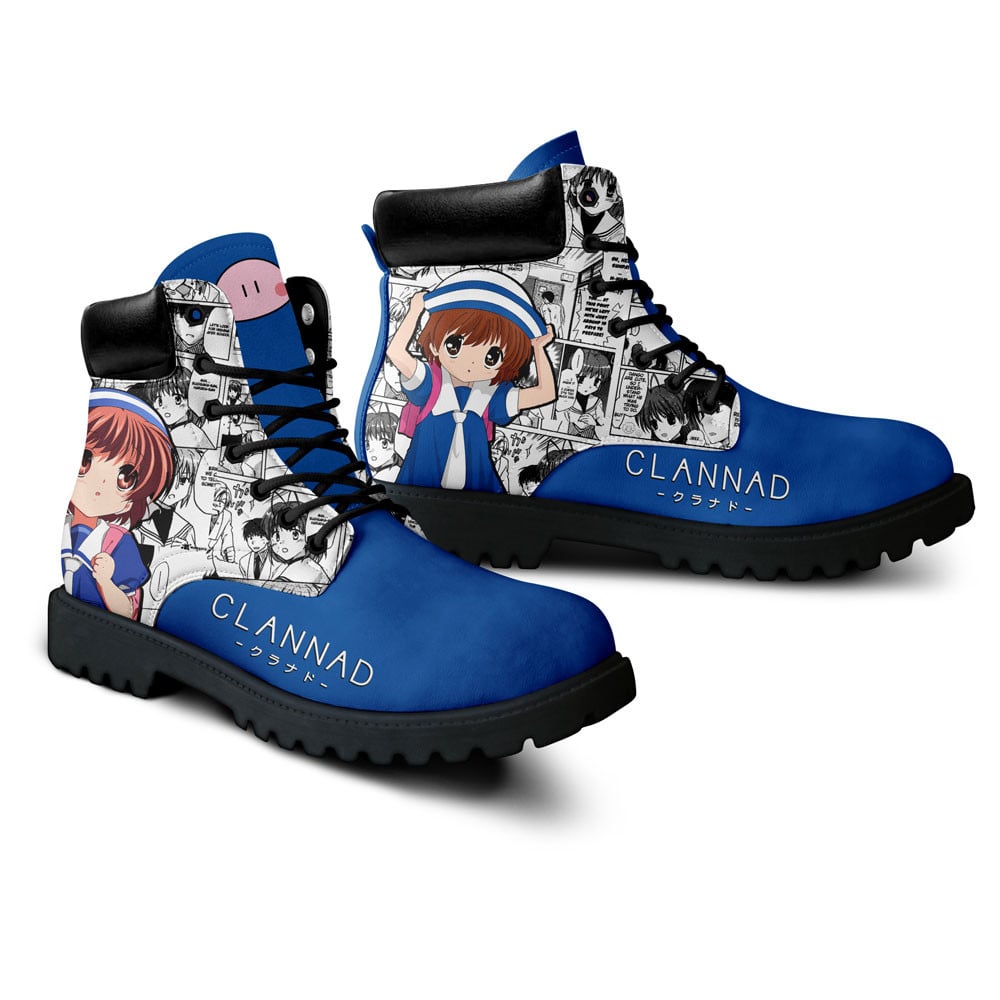 Clannad Ushio Okazaki Boots Manga Anime Custom Shoes