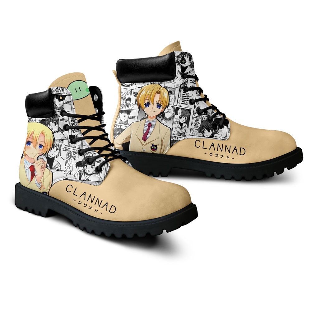 Clannad Youhei Sunohara Boots Manga Anime Custom Shoes