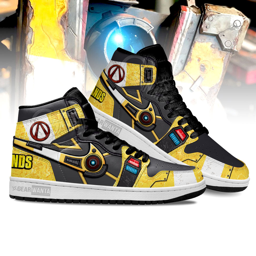 Claptrap Swood Borderlands J1 Shoes For Fans Sneakers, Air Jordan Hightop