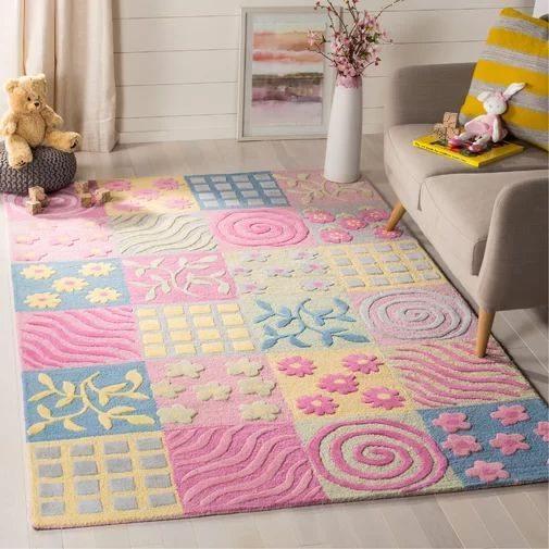 Claro Tufted Pink Limited Edition Rectangle Rug