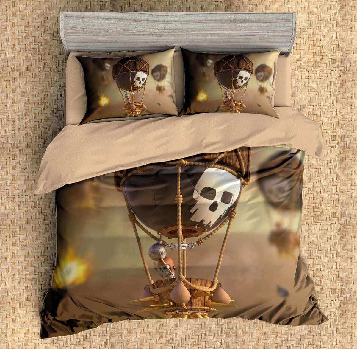 Clash Of Clans 3D Customized Duvet Cover Bedding Set