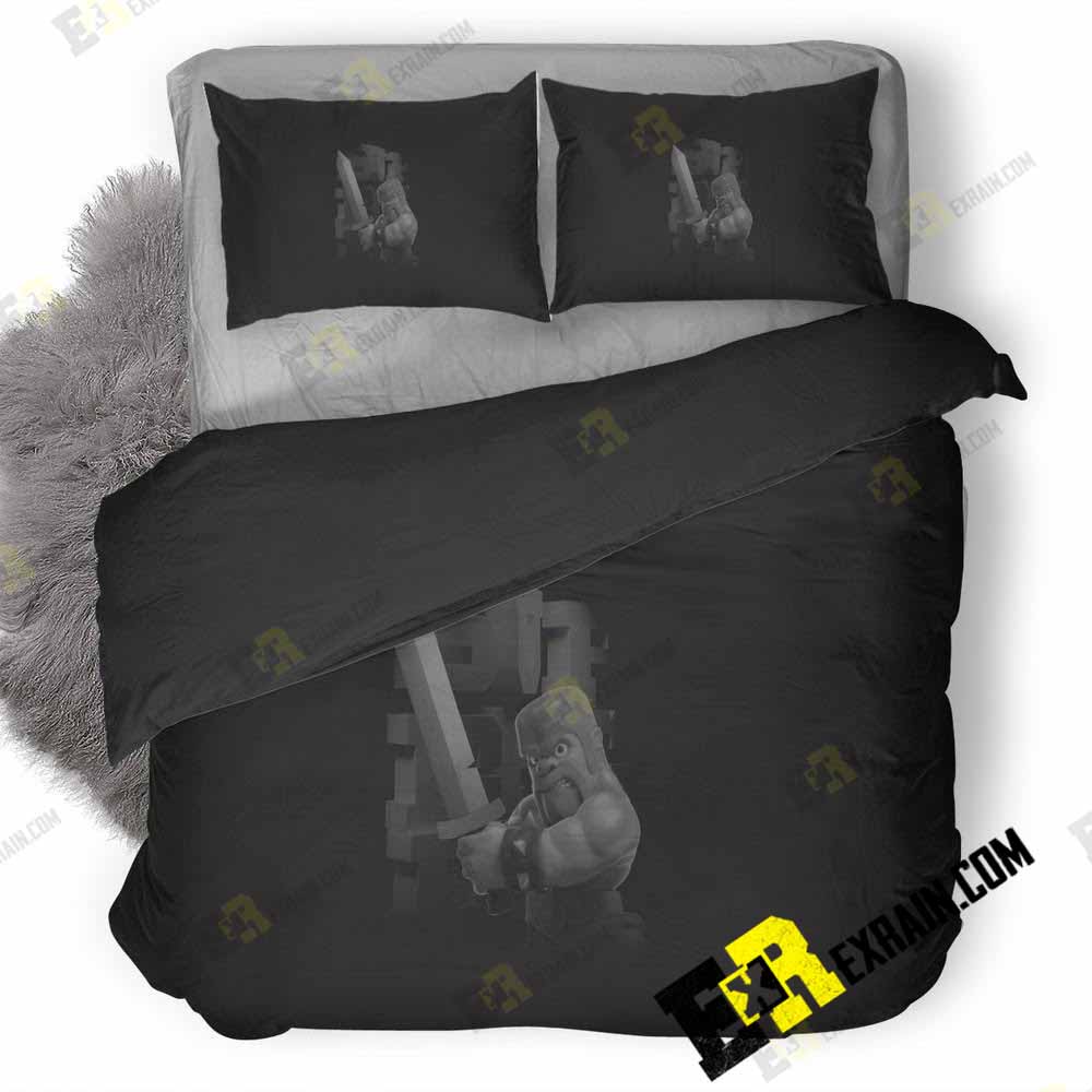 Clash Of Clans Barbarian Ge 3D Customized Duvet Cover Bedding Set