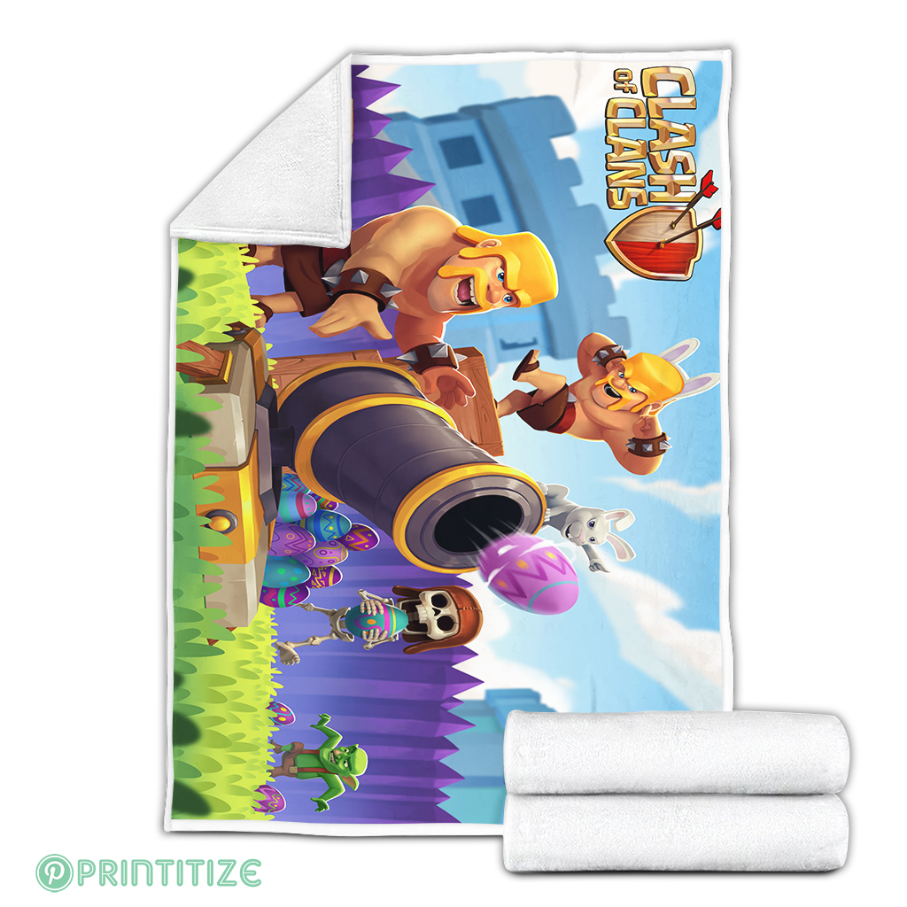 Clash Of Clans Funny Fleece Blanket