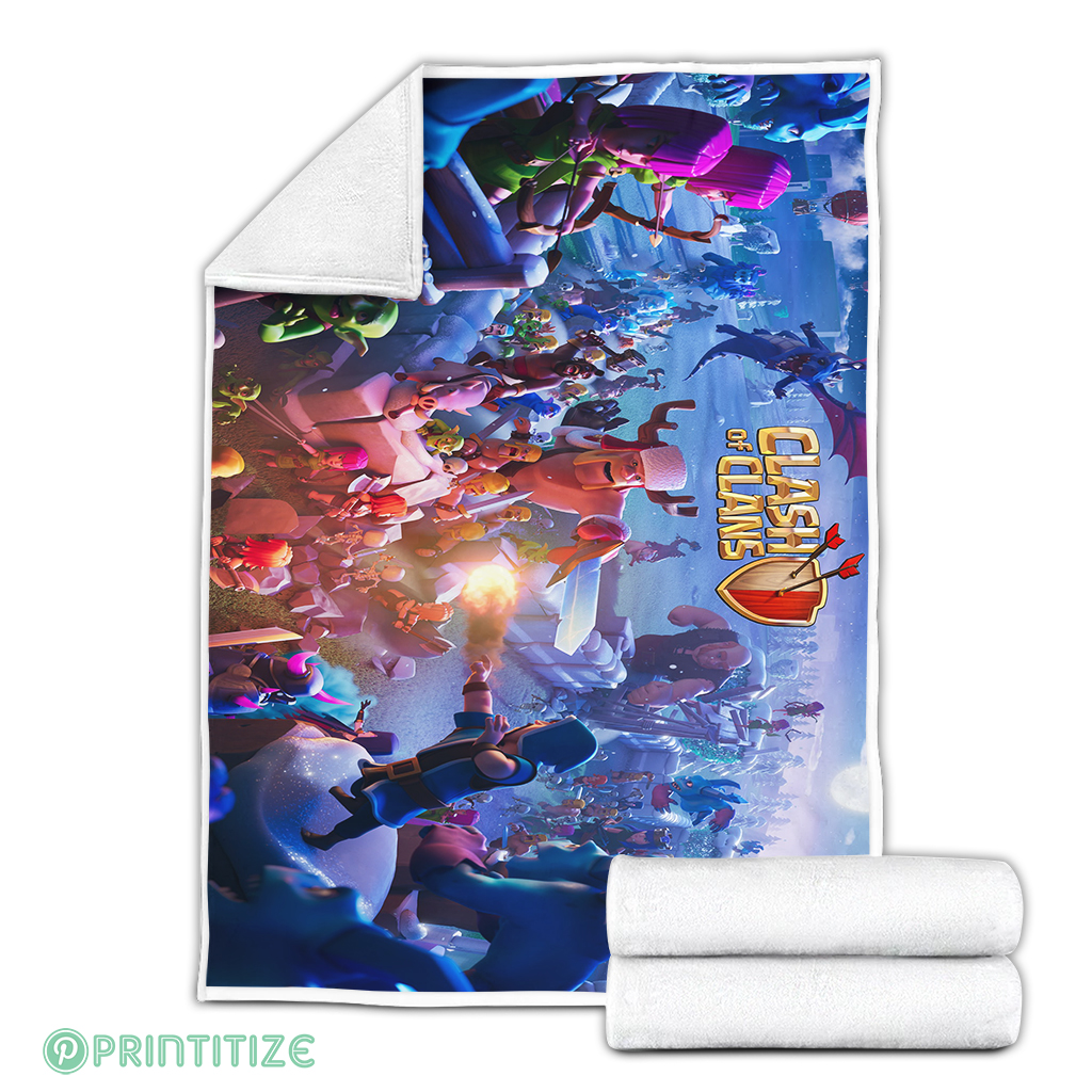 Clash Of Clans Lougne Fleece Blanket