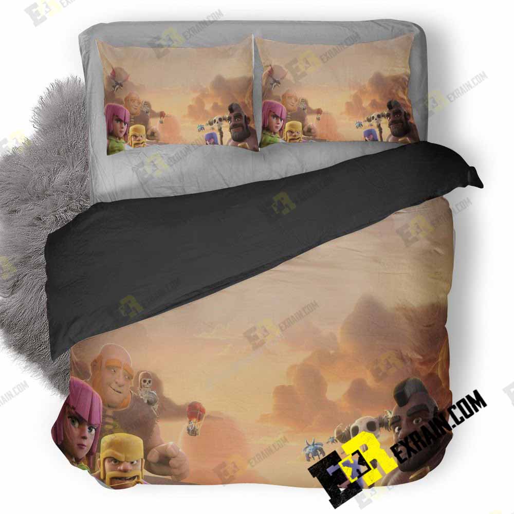 Clash Of Clans Troops To 3D Customized Duvet Cover Bedding Set
