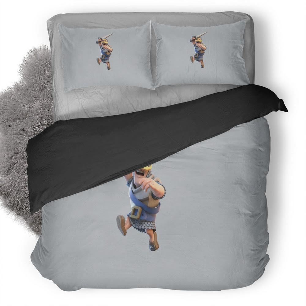 Clash Royale Knight 3D Customized Duvet Cover Bedding Set