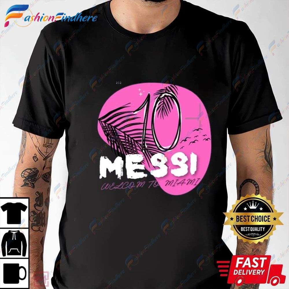 Classic Inter Miami T-Shirt Welcoming Messi