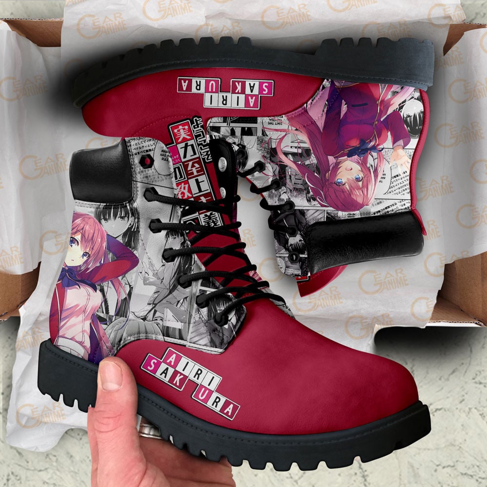 Classroom of the Elite Airi Sakura Boots Anime Custom Shoes