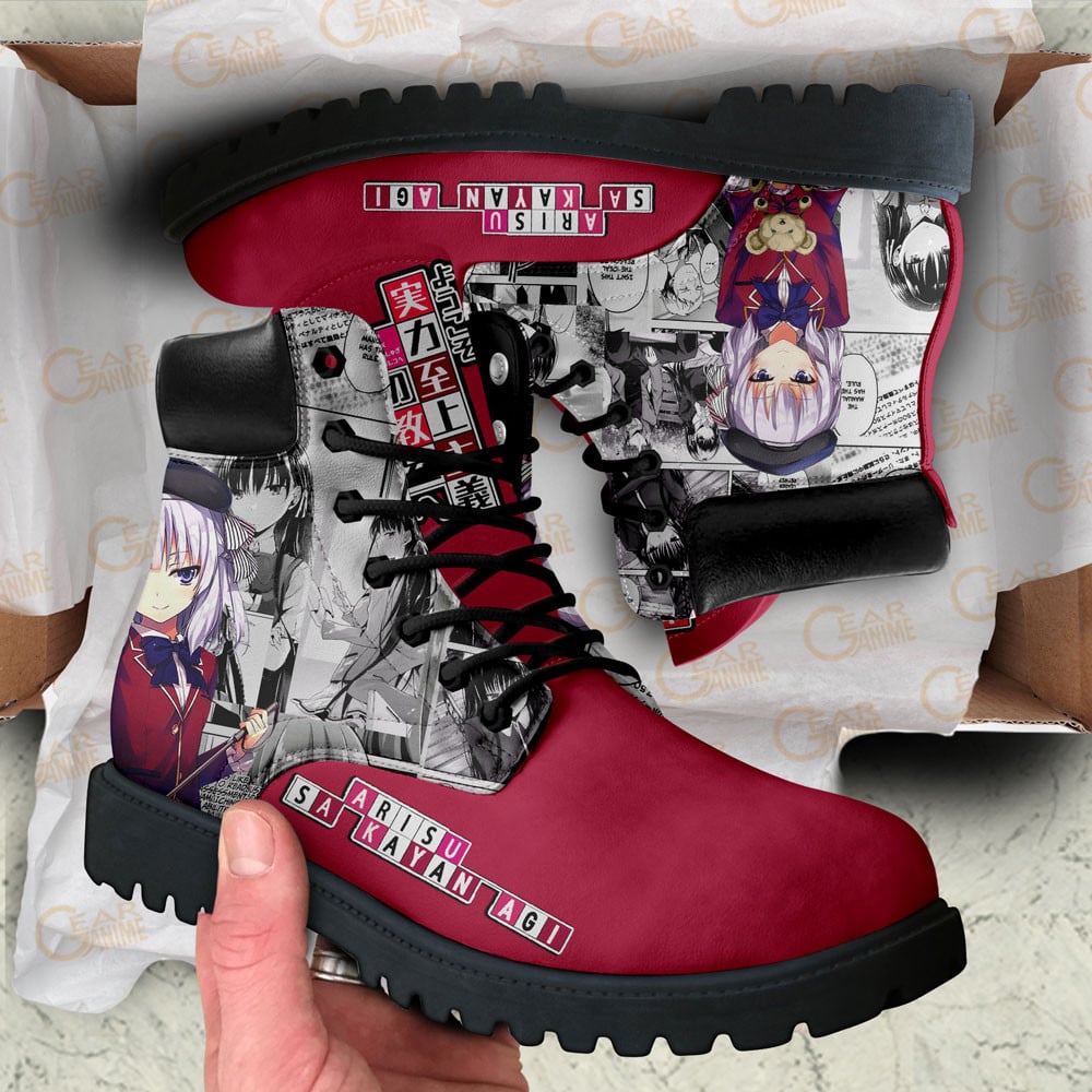 Classroom of the Elite Arisu Sakayanagi Boots Anime Custom Shoes