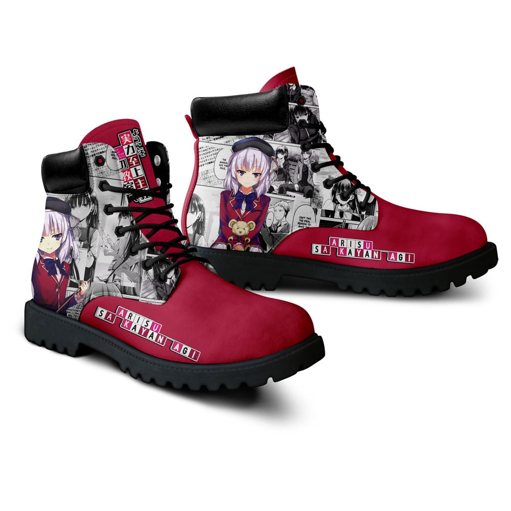 Classroom of the Elite Arisu Sakayanagi Boots Anime Custom Shoes