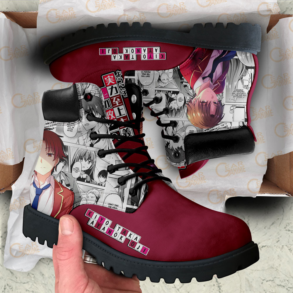 Classroom of the Elite Kiyotaka Ayanokouji Boots Anime Custom Shoes