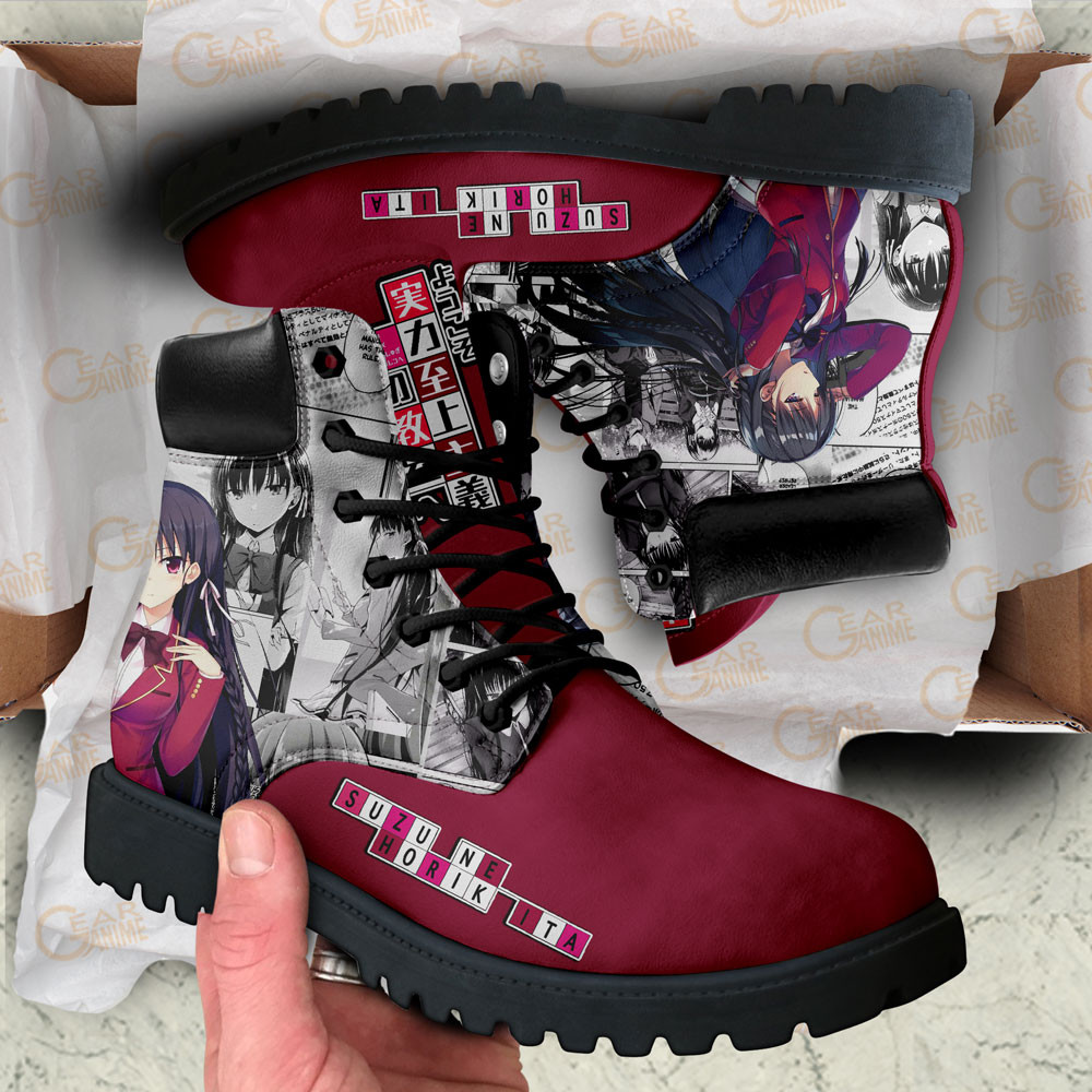Classroom of the Elite Suzune Horikita Boots Anime Custom Shoes