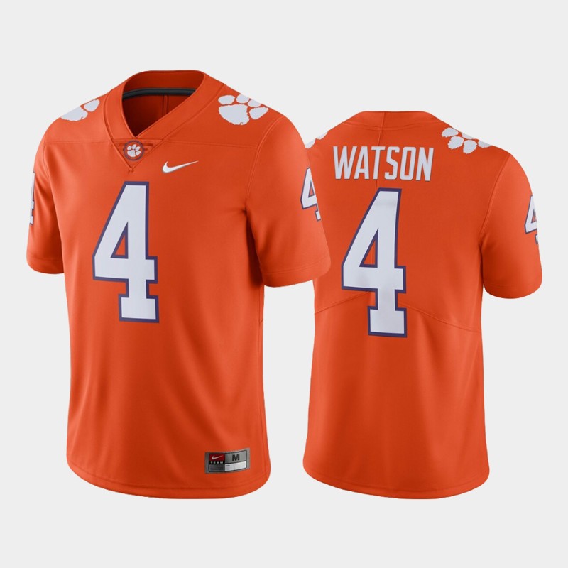 Clemson Tigers Deshaun Watson Orange Limited Alumni Jersey
