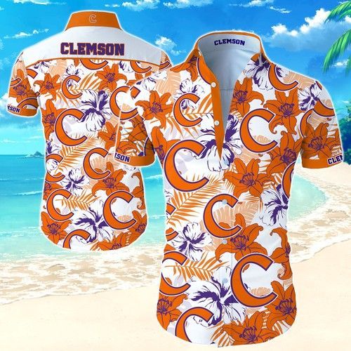 Clemson Tigers Hawaiian Shirt Summer
