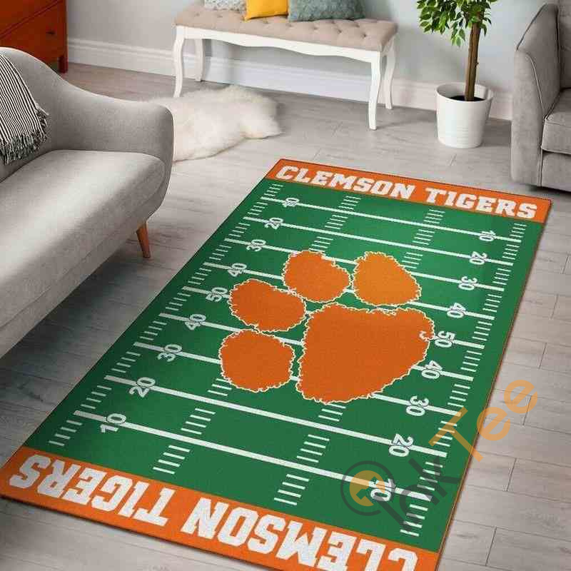 Clemson Tigers Home Field Area Rectangle Rug
