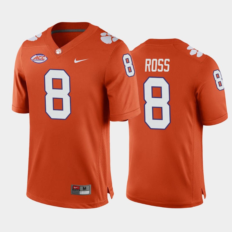 Clemson Tigers Justyn Ross Orange Home Game Jersey College